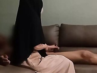 Sodara hijab stops overwrought a catch domicile later on picayune three is to